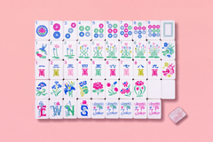 The Averill Mahjong Set — Monet's Garden Pearl Edition