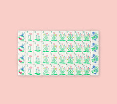 The Averill Mahjong Set — Monet's Garden(Pre-Order) - American mahjong set by Averill