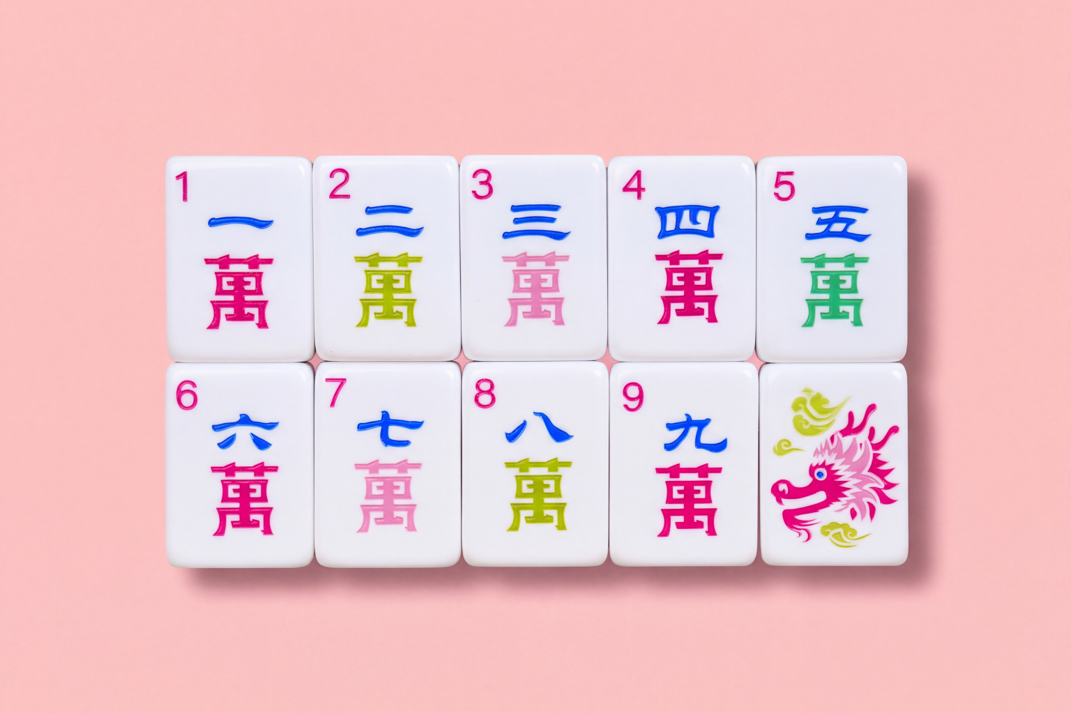 The Averill Mahjong Set — Monet's Garden Pearl Edition