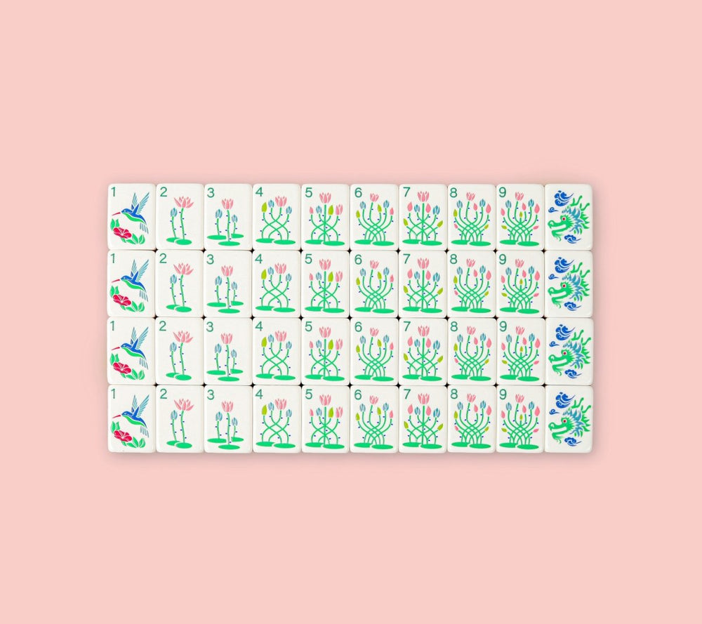 The Averill Mahjong Set — Monet's Garden(Pre-Order) - American mahjong set by Averill