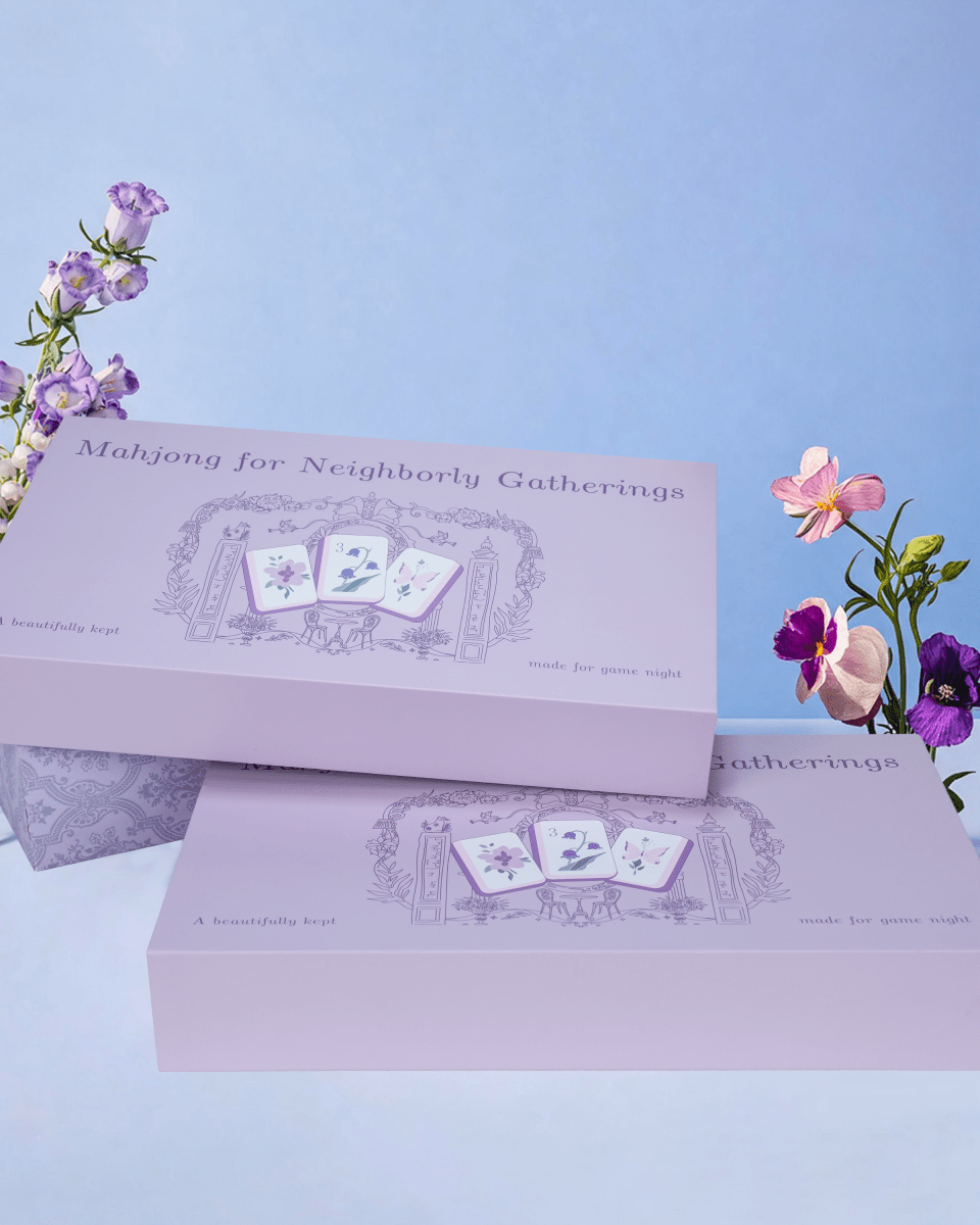 The Averill Mahjong Set — Charleston Garden No. 8 - American mahjong set by Averill