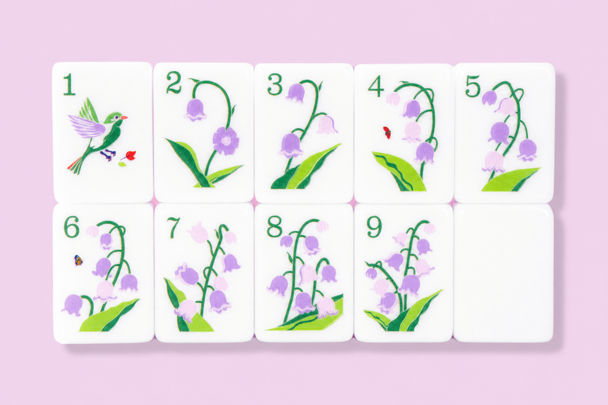 The Averill Mahjong Set — Charleston Garden No. 8 - American mahjong set by Averill
