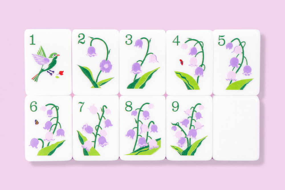 The Averill Mahjong Set — Charleston Garden No. 8 - American mahjong set by Averill