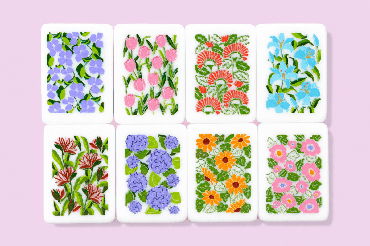 The Averill Mahjong Set — Charleston Garden No. 8 - American mahjong set by Averill